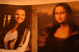 Prinzessin Natalia Strozzi, Mona Lisa(in einem ausgelegten Zeitschriftenartikel)